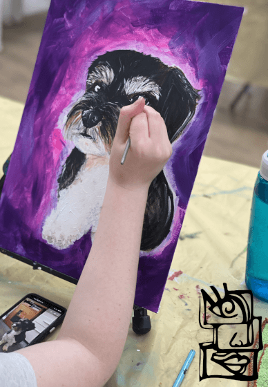  Paint and Sip Class:<br> Paint Your Dog